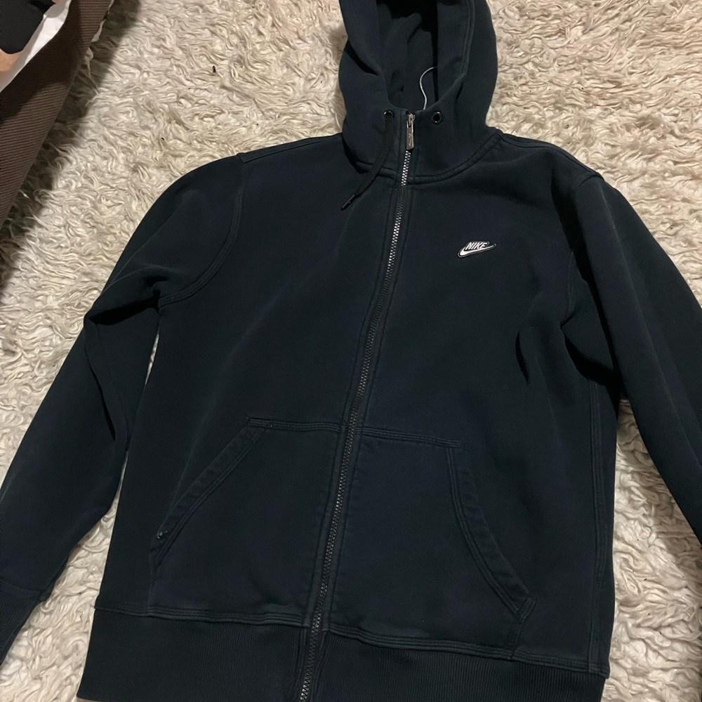 Nike Black Lightweight Zip-Up Jacket